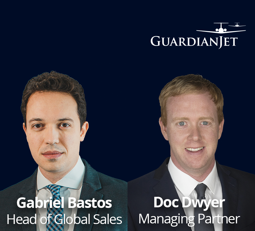 Gabriel Bastos and Doc Dwyer Guardian Jet