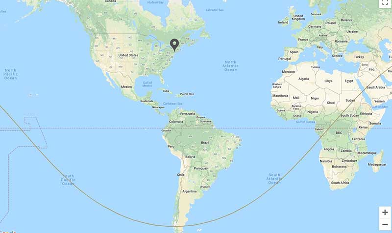 Dassault Falcon 8X range ring