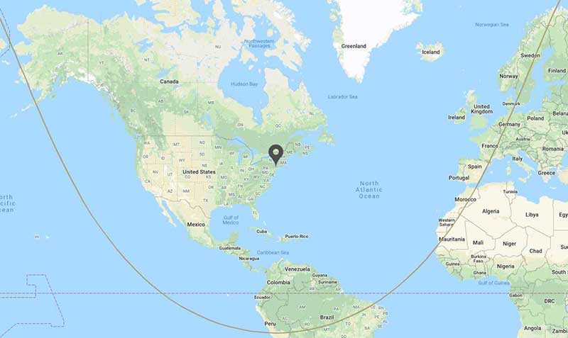 Dassault Falcon 2000EX range ring