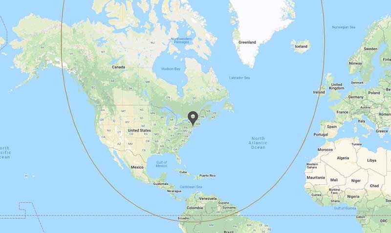 Dassault Falcon 50 range ring