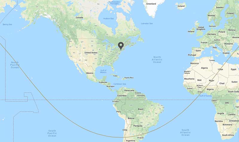 Bombardier Global 5000 range ring