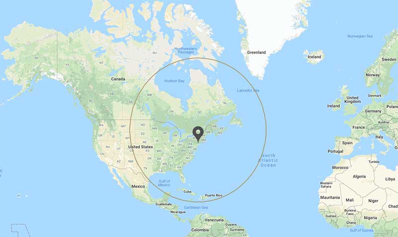 Bombardier Learjet 45XR range ring