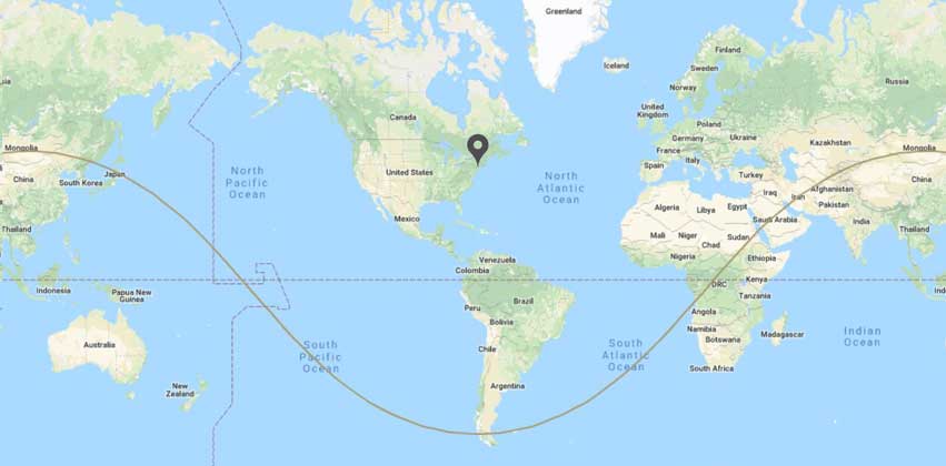 Bombardier Global 6500 range ring