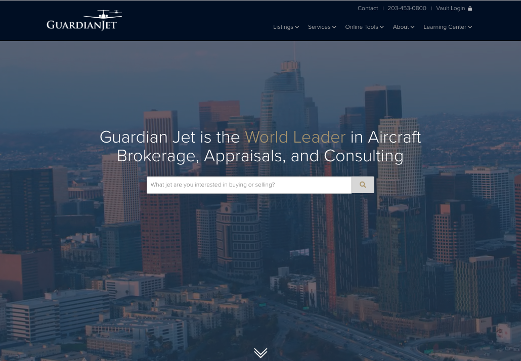 Guardian Jet Unveils New Website and Vault 3.0 Client Portal, Adding New Tools, Functionality and Design
