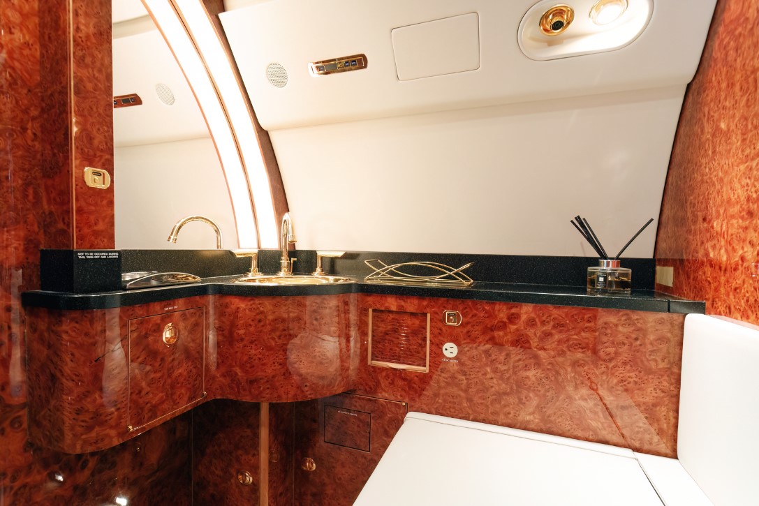 Gulfstream GV  S/N 593 for sale | gallery image: /userfiles/images/GV%20593/Aft%20Lavatory.jpg