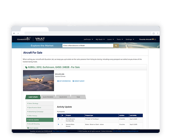 Preview into the purchase process of an aircraft in the Vault 4.0
