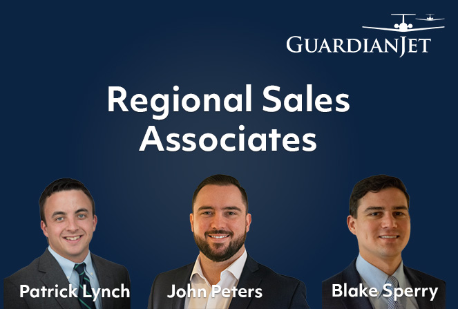 Guardian Jet Announces Three Regional Sales Associates