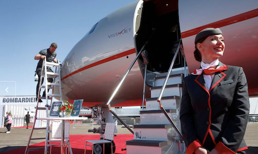 Reuters: Private jet demand stretches rich buyers