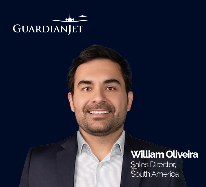 Guardian Jet Expands South America Presence with William Oliveira